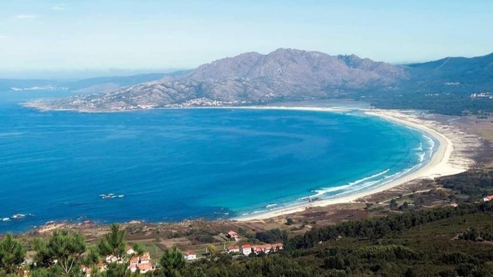 הוילה La Casita Alere En Playa Carnota Con Patio Y Barbacoa מראה חיצוני תמונה